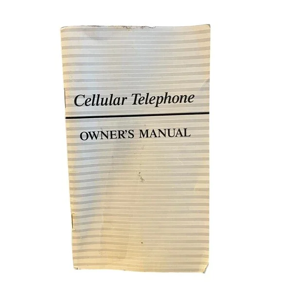 Vintage Motorola TELE TAC 200 Phone Original Box Manual Charger & Case POWERS UP - Picture 6 of 9